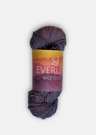 Everlea Worsted - variegated purple